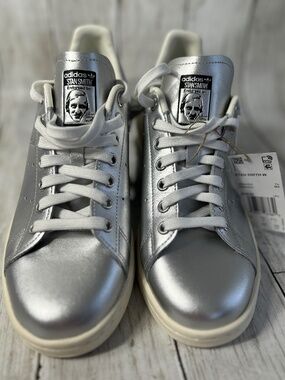 Adidas Stan Smith Silver Leather